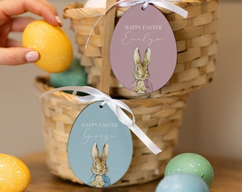 Personalised Easter Basket Tag - Easter Basket Gift Tags - Easter Sack - Easter Egg - Easter Ornament - Easter Gifts - Easter Decorations