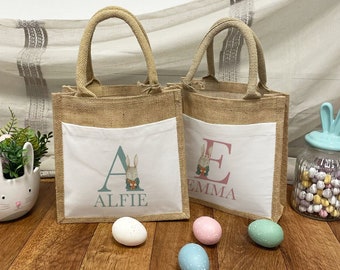 Personalised Easter Bag & Mug Gift Set - Personalised Easter Gifts For Kids - Easter Mug Set - Easter Gift Bag - Easter Basket - Easter Sack