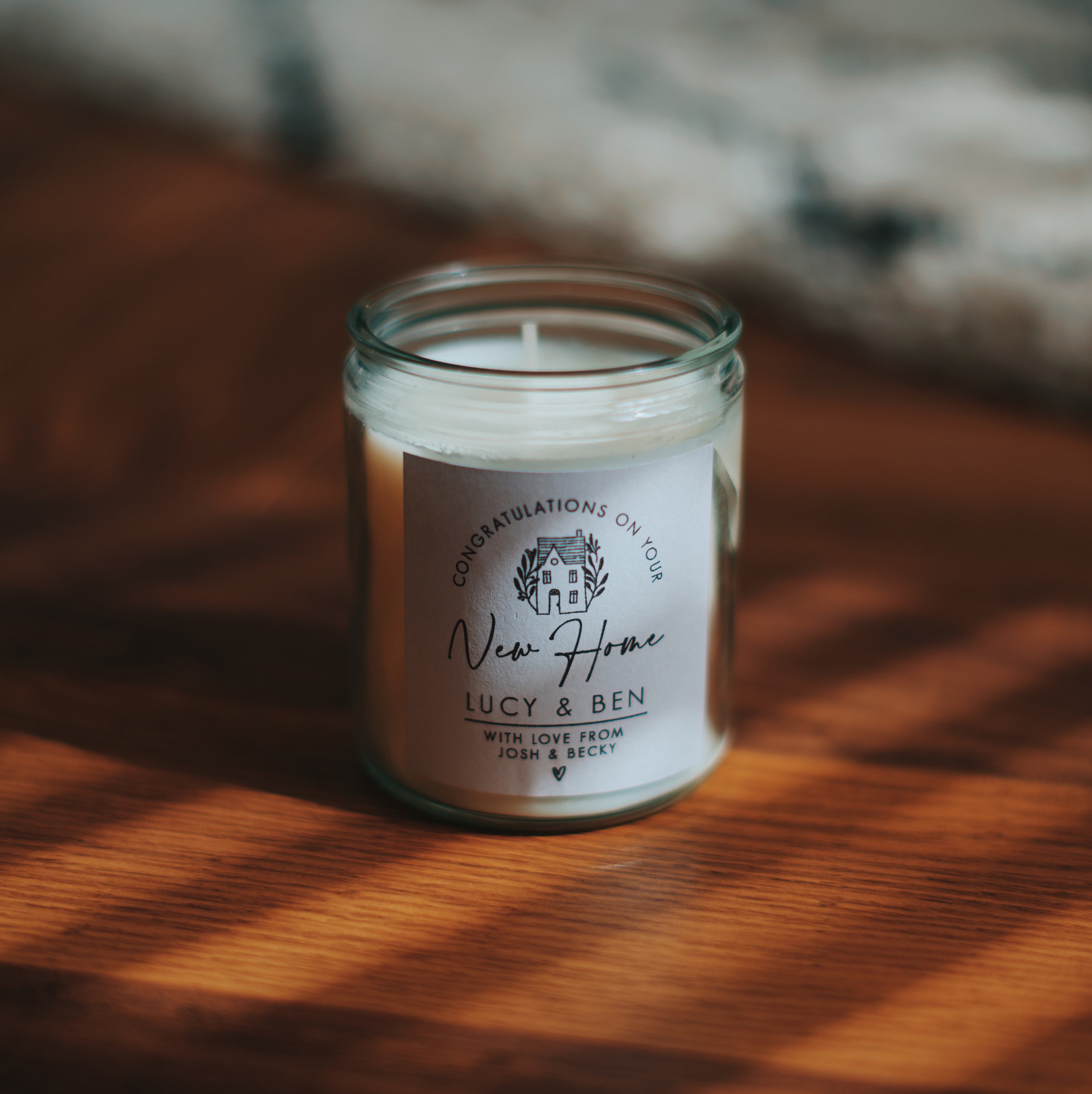 Personalised New Home Candle New Home Gift New Home Gifts Etsy UK
