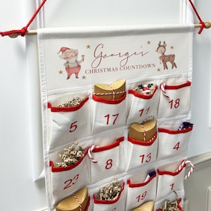 Personalised Christmas Advent Calendar - Christmas Countdown - Family Advent Calendar - Christmas Decor - Kids Advent Calendars - Xmas