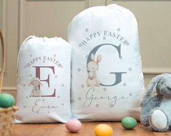 Personalised Easter Bag - Easter Basket - Easter Gifts - Easter Sack - Easter Decorations - Easter Egg Hunt - Easter Party Bags - Easter