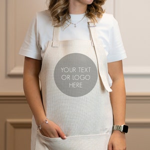 Personalised Apron - Logo Apron - My Logo Apron - Custom Text Apron - Custom Apron - Kids Aprons - Personalised Aprons