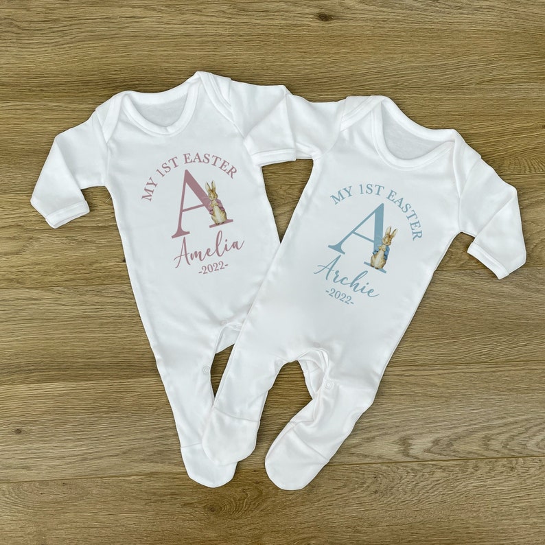 Personalised First Easter Outfit - First Easter Onesie - Baby's First Easter - Baby Easter Gifts - Easter Gift - Easter Decor - Baby Easter 