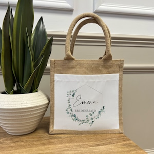 Personalised Bridesmaid Bag - Bridesmaid Gift - Wedding Favour Bags - Hen Party Bag - Bridesmaid Proposal Gifts - Hen Party Decorations
