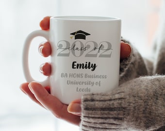 Personalised Class of 2022 Graduation Mug - Personalised Graduation Mug - Graduation Gift - University Gift - Graduation Mug