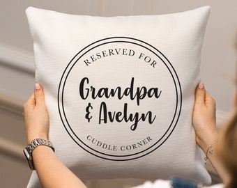 Personalised Daddy Cushion - Personalised Father's Day Gift - Personalised Grandad Cushion - Dad Cushion - Gift For Dad - First Father's Day