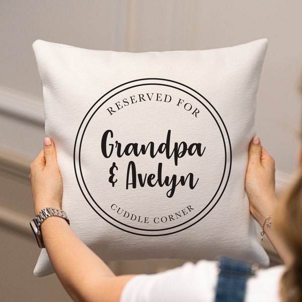 Personalised Daddy Cushion - Personalised Father's Day Gift - Personalised Grandad Cushion - Dad Cushion - Gift For Dad - First Father's Day