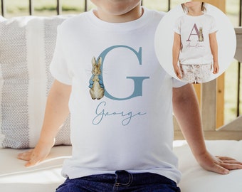 Personalised Easter T-Shirt - Kids Easter Outfit - Personalised Easter Gifts - Easter Basket - Easter Bunny Top - Easter Rabbit Top - Eggs