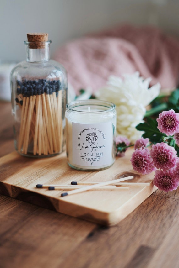 Personalised New Home Candle New Home Gift New Home Gifts Etsy UK