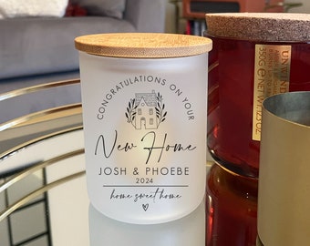 Personalised New Home Candle – Housewarming Gift