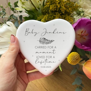 Personalised Baby Loss Ornament - Miscarriage Ornament - Still Born Gifts - Baby Memorial Keepsake - Baby Loss Keepsake - Angel Baby