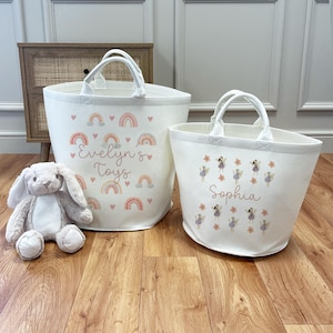 Panier à jouets personnalisé - Sac à jouets - Sac à déguisement - Rangement des jouets - Rangement pour chambre d'enfant - Coffre à jouets - Sac à jouets personnalisé - Sac à jouets personnalisé