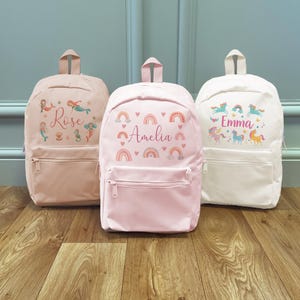 Sac à dos personnalisé pour fille - Cartable pour enfants - Sac à dos personnalisé - Sacs pour landau - Rentrée scolaire - Sacs pour enfants - Sacs à dos