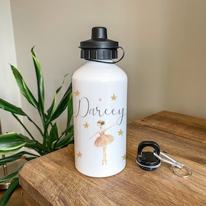 Personalised Ballerina Water Bottle - Personalised Ballet Bottle - Dance Water Bottle - Ballet Gift