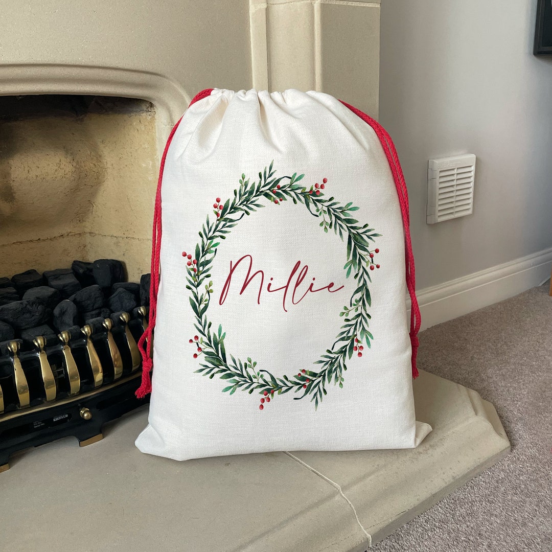 Personalised Christmas Sack Personalised Family Christmas Sacks
