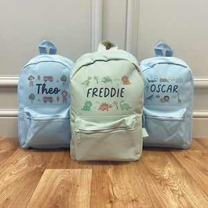 Sac à dos personnalisé pour garçon - Sac d'école pour enfants - Sac à dos personnalisé - Sacs pour landau - Rentrée scolaire - Sacs pour enfants - Sac de voiture - Sacs à dos