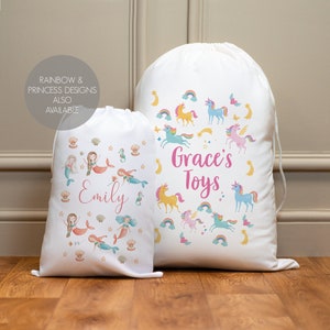 Sac à jouets personnalisé - Sac à jouets - Sac à déguisement - Rangement des jouets - Rangement pour chambre d'enfant - Coffre à jouets - Sac à jouets personnalisé - Sac à jouets personnalisé