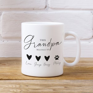 Personalised Grandad Mug - Personalised Grandparent Gift - Grandparent Mug - Nanny Gift - Personalised Mug