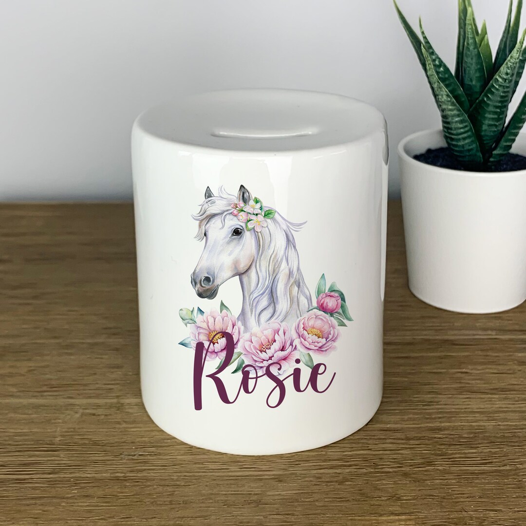 Personalised Horse Money Box Personalised Money Box Horse Etsy UK
