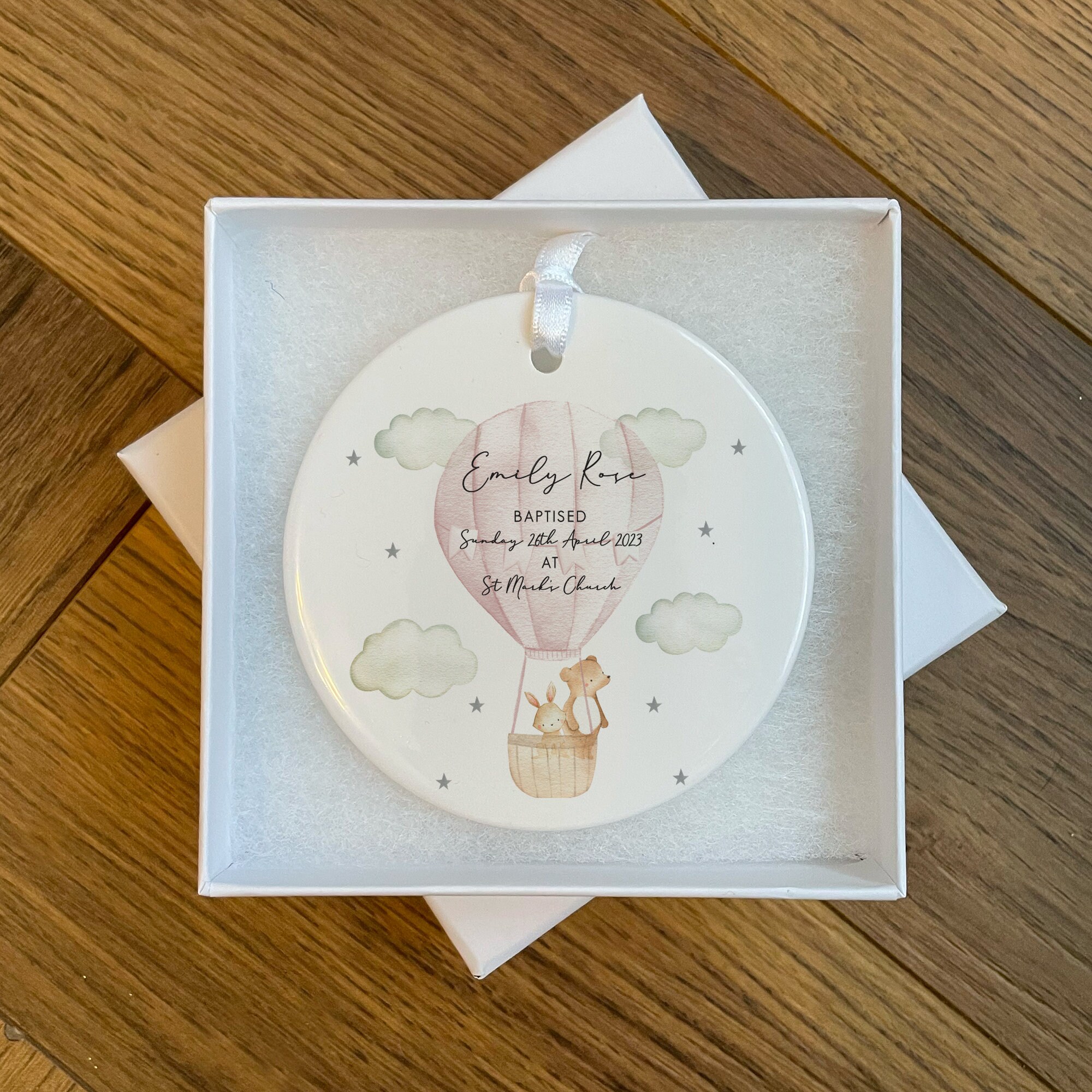 Personalised Christening Ornament Christening Gifts Etsy UK