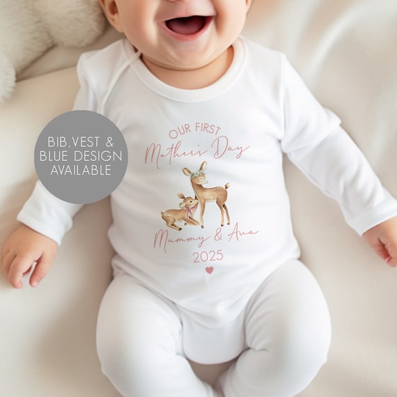 Mothers day baby vest deals