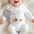 Personalised First Halloween Day Baby Vest - First Halloween Outfit - Halloween Baby Grow - Baby Halloween - First Halloween - Decorations