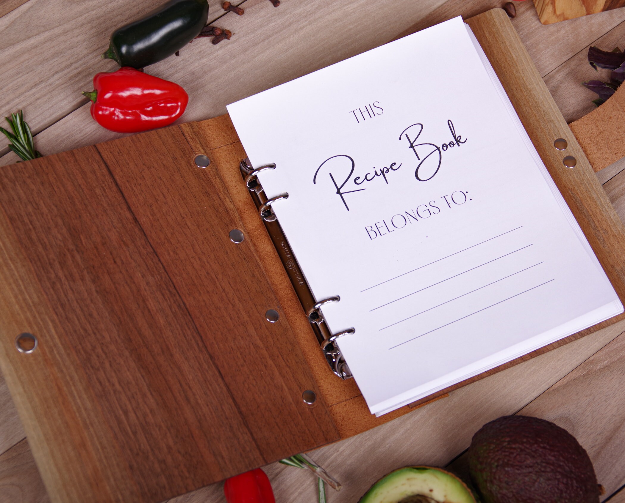 Custom Recipe Book Vegetarian Cookbook Cook Notebook Custom Etsy