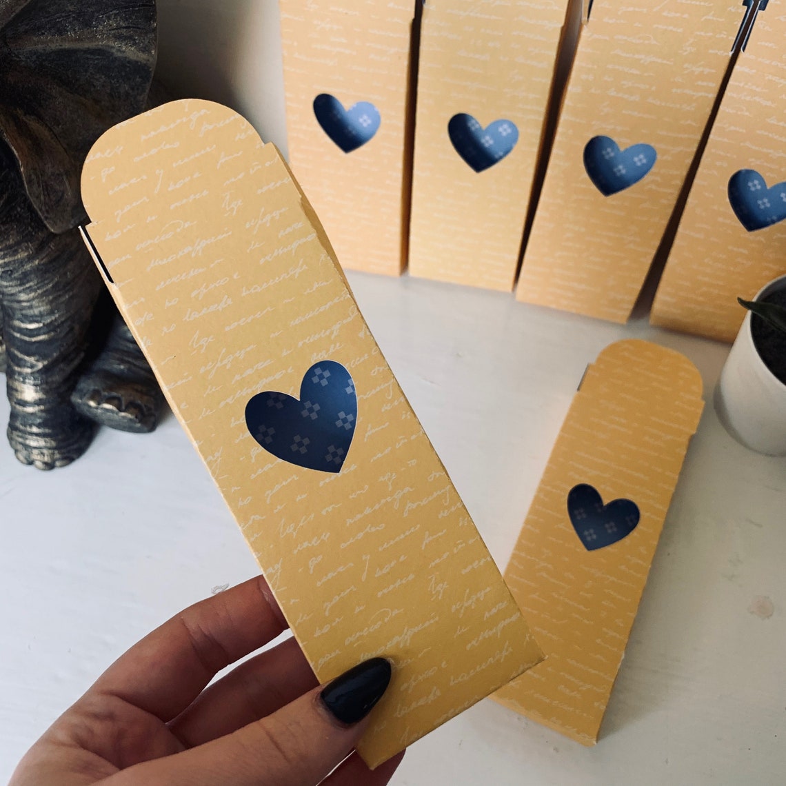 YELLOW SCRIPT wax melt boxes 6 boxes Snap bar boxes Snap Etsy