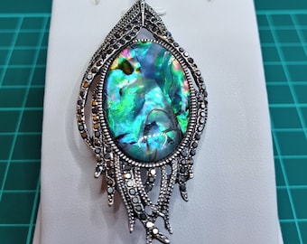 Abalone Shell Brooch