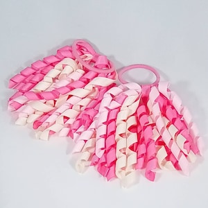 Curly Ribbons Hair Elastic Ties.