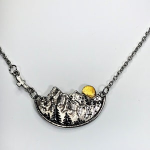 Mountain Pendant Necklace