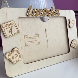 Plywood photo picture frame laser cut SVG file 20x15