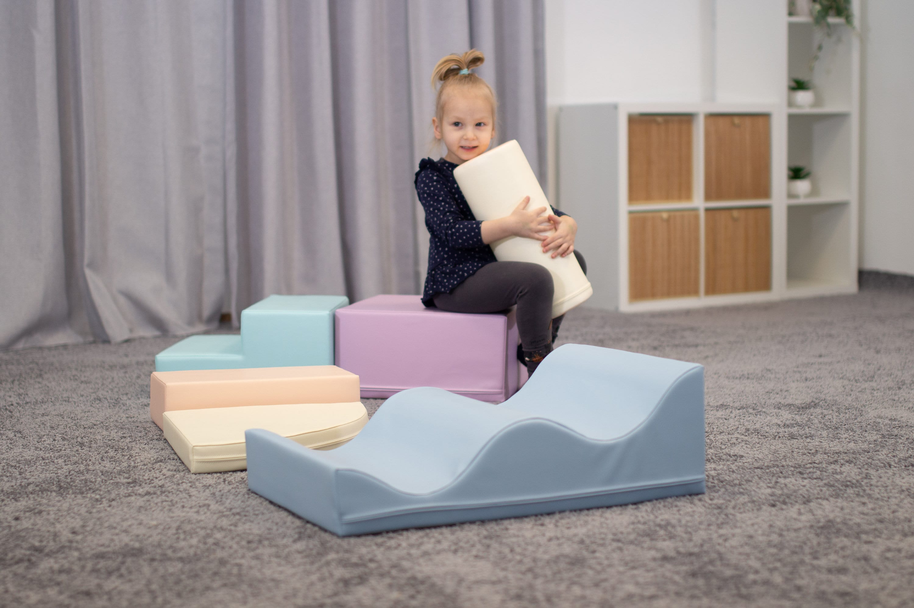 IGLU XL Soft Play Foam 8 Anti Slip Forms Set Baby Climbing Toys Indoor Baby  Blocks Indoor playset Montessori Climbing Set Kids Climber