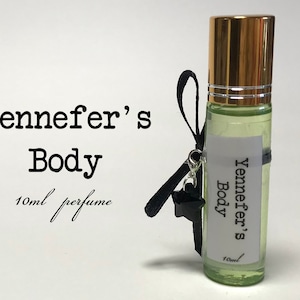 Yennefer's Body Perfume, lilac and gooseberry scent, rollerball fragrance, literary scent, bookish perfume
