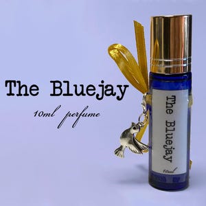 The Bluejay perfume, signature scent, Inkheart fragrance, rollerball perfume, bluejay and song, Inkworld, based on Cornelia Funke
