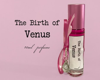 Venus Aphrodite Goddess Perfume, Greek Gods, Roman Mythology, Rollerball Fragrance, The Birth of Venus, Floral Scent Roll-on Perfume