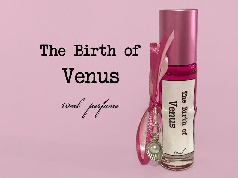 Venus Aphrodite Goddess Perfume, Greek Gods, Roman Mythology, Rollerball Fragrance, The Birth of Venus, Floral Scent Roll-on Perfume image 1
