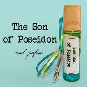 Percy Jackson Perfume, Demigod rollerball fragrance, literary scent, bookish perfume, greek god, poseidon, percy jackson and the olympians,