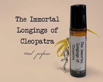 Cleopatra Perfume, egyptian rollerball fragrance, shakespeare themed scent, recreated fragrance, ancient egypt, national geographic