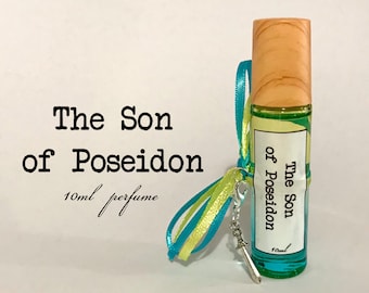 Percy Jackson Perfume, Demigod rollerball fragrance, literary scent, bookish perfume, greek god, poseidon, percy jackson and the olympians,