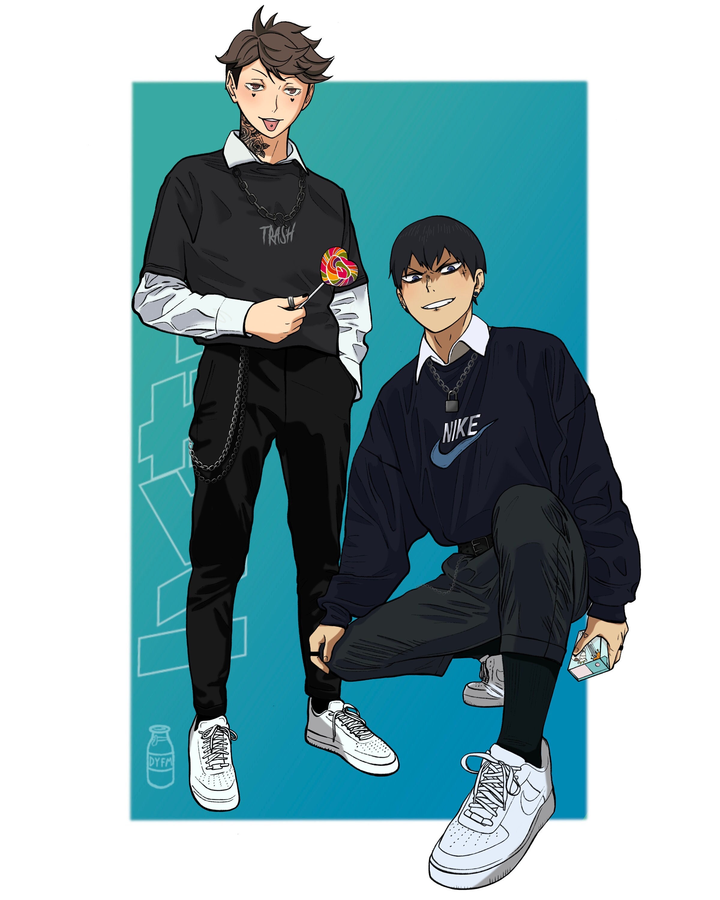 Riapawel Japanese Anime Theme Poster,Cool Anime Haikyuu Wall Art Print  Decor Posters Suitable for Boys Home Bedrooms Living Rooms  etc.16.5\x11.8\ 