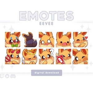 Eevee Emote Pack