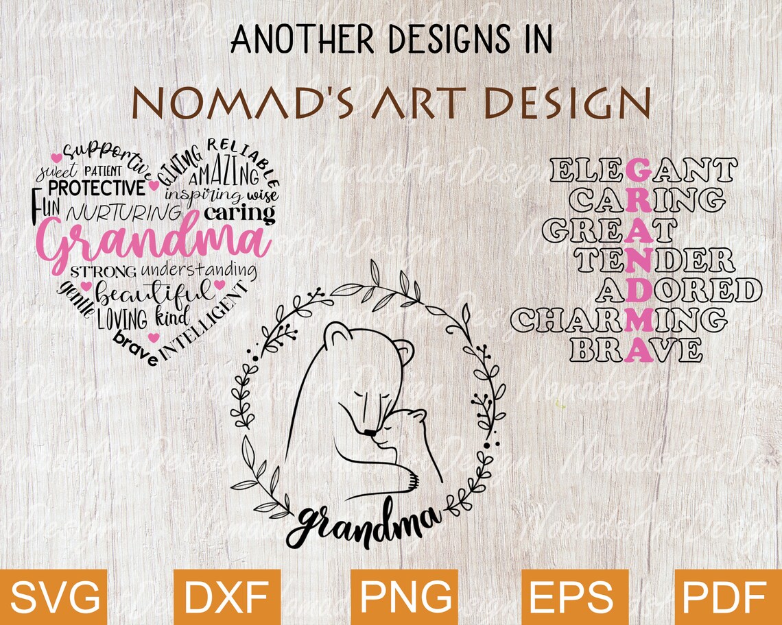 Grandma Svg Best Grandma Svg Heart Svg Grandma Heart Svg  Etsy