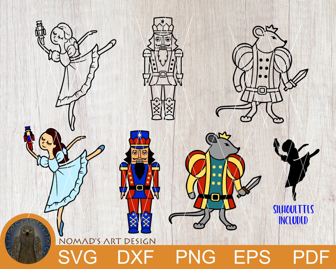 Nutcracker Svg Nutcracker Layered Svg Nutcracker Clipart - Etsy