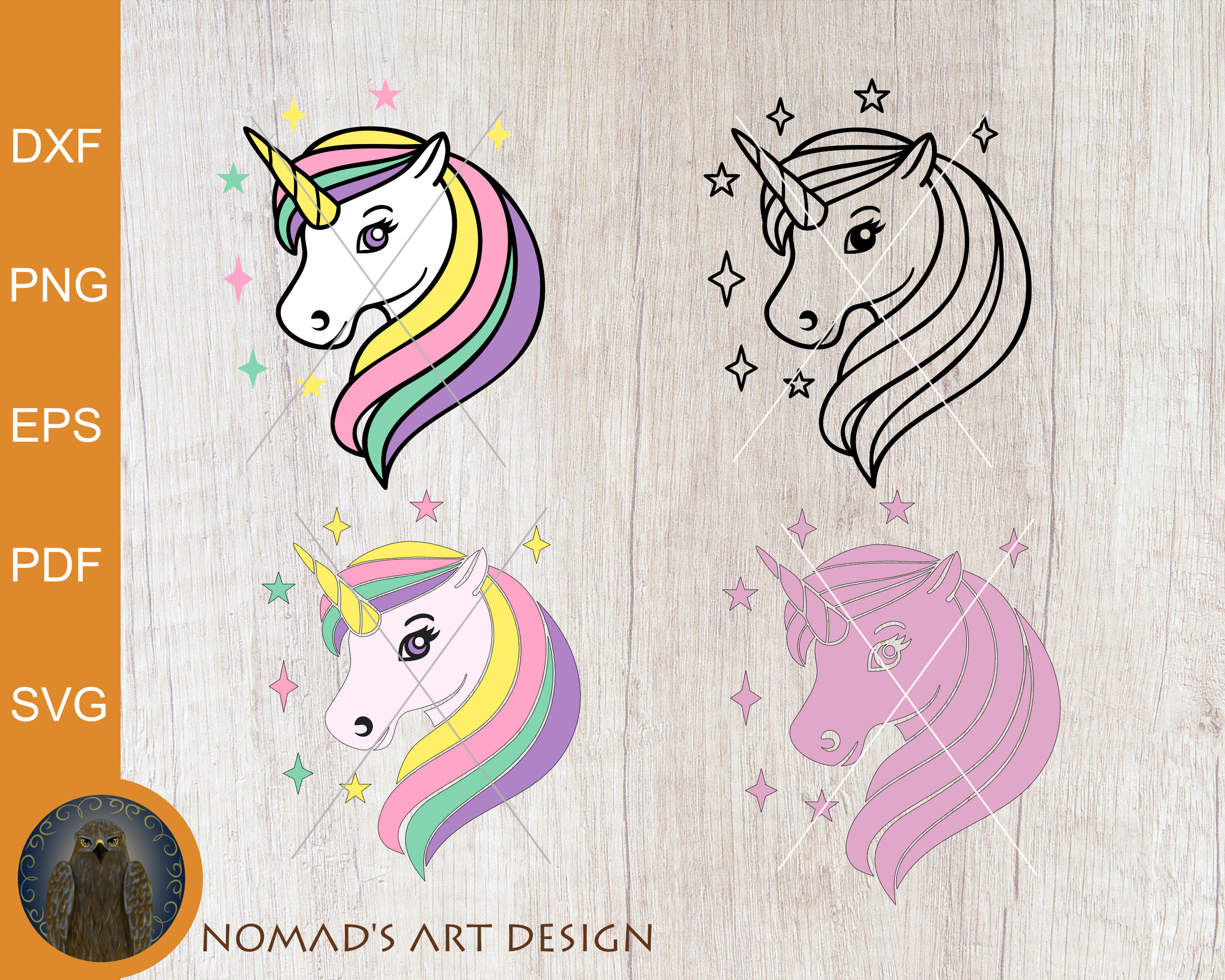 Einhorn Gesicht Svg Einhorn Svg Einhorn Kopf Svg Einhorn | Etsy