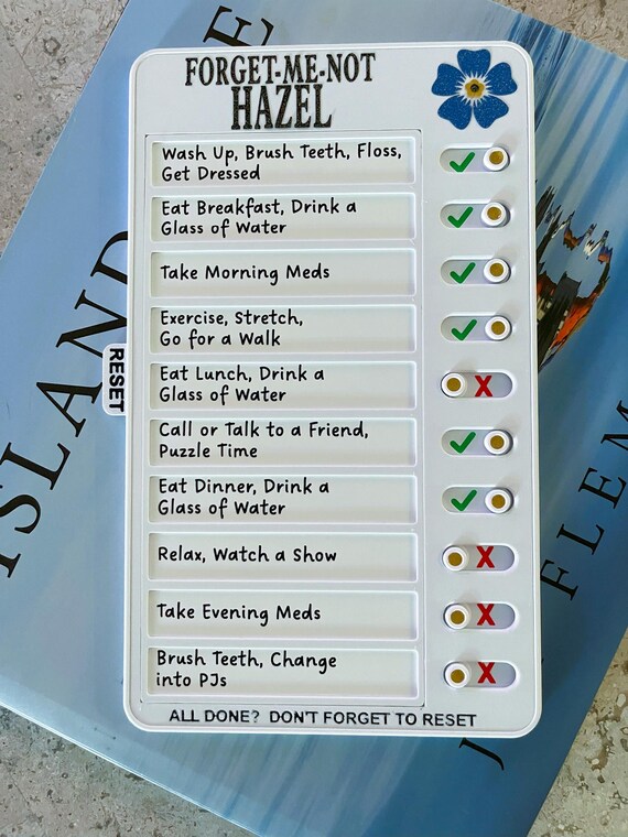Senior Care Checklist – Daily Task Tracker, Dementia & Memory Support