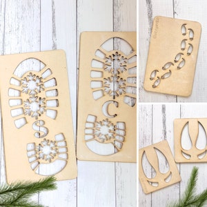 Santa Footprints Feet | Elf Footprints | Elf Shoes | Reindeer Footprints | Hooves | Santa Boots | Christmas | Xmas Magic | Bundle