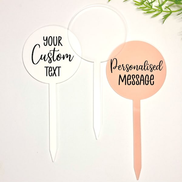 Custom Plant Stake | Any Words | Phrase | Unique | Pot Plant stick | Personalised Gift | Customised Planter Tag | Individual