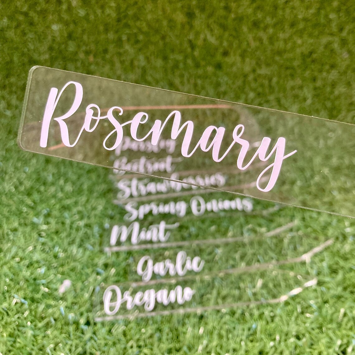 Plant Identification Tags Custom Labels Acrylic Plant Tag Etsy Australia