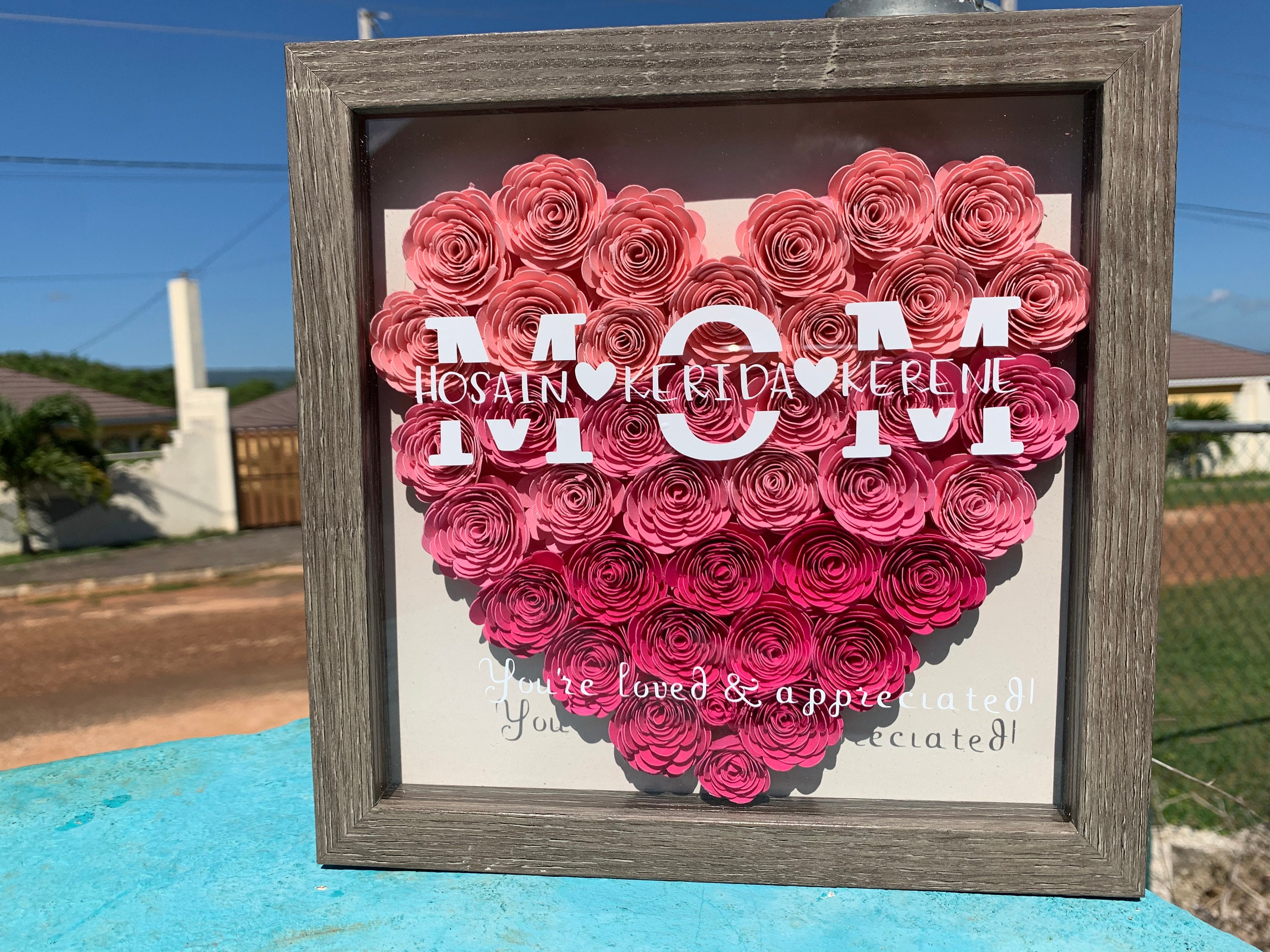 Mom Shadow Box Etsy